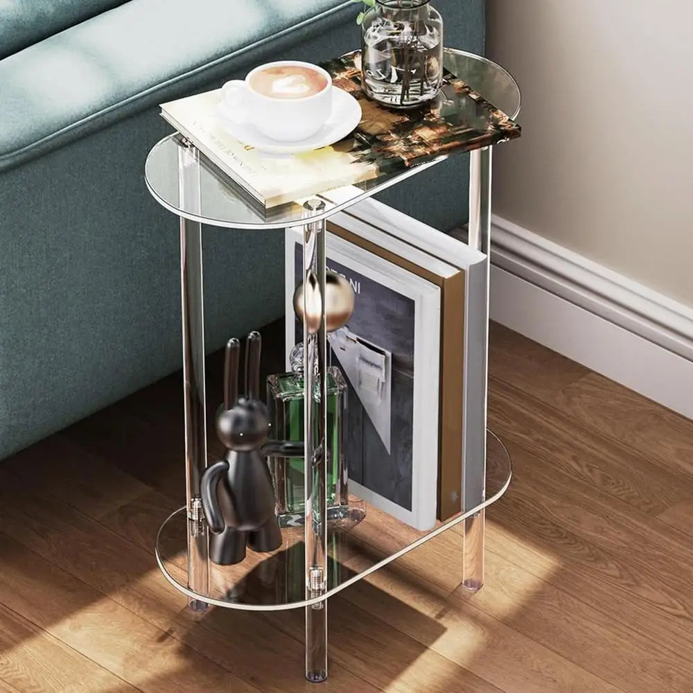 Sofa Table Side Transparent Tea Tables