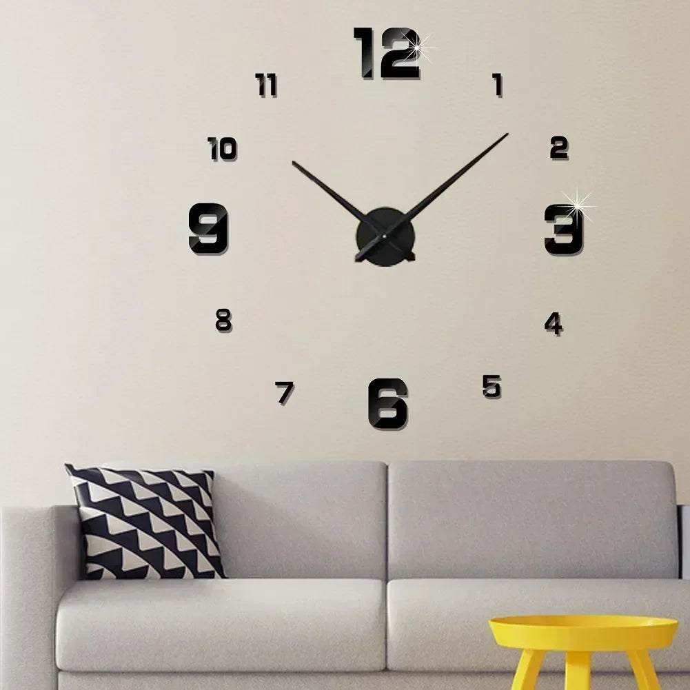 Digital Clock Wall Clock Large