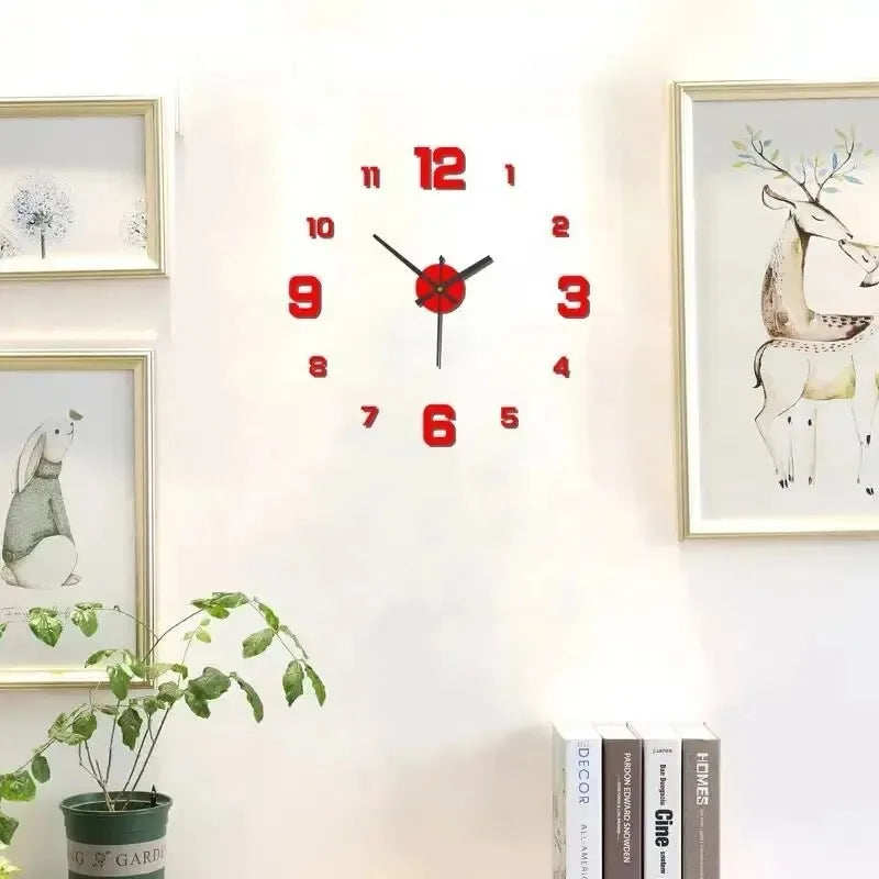 Digital Clock Wall Clock Large