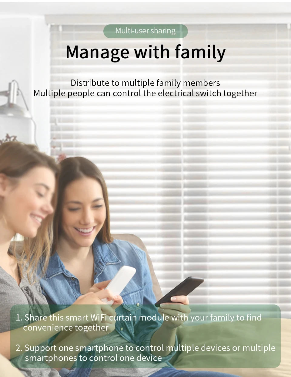 Tuya Smart WiFi Curtain Switch