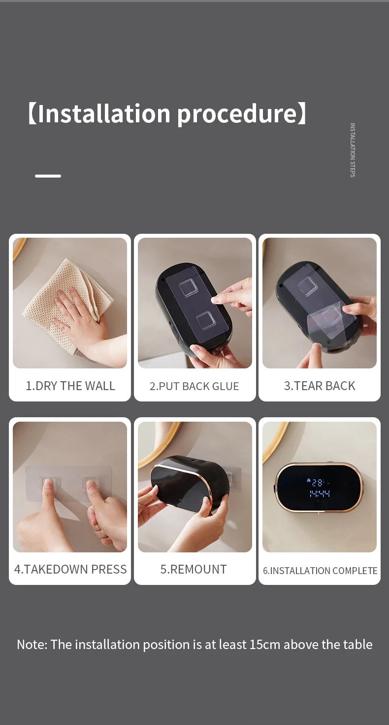 New Automatic Foam Soap Dispensers