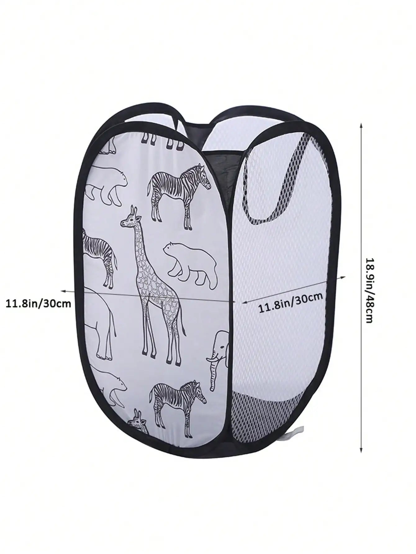 Black Storage Basket for Dirty Clothes