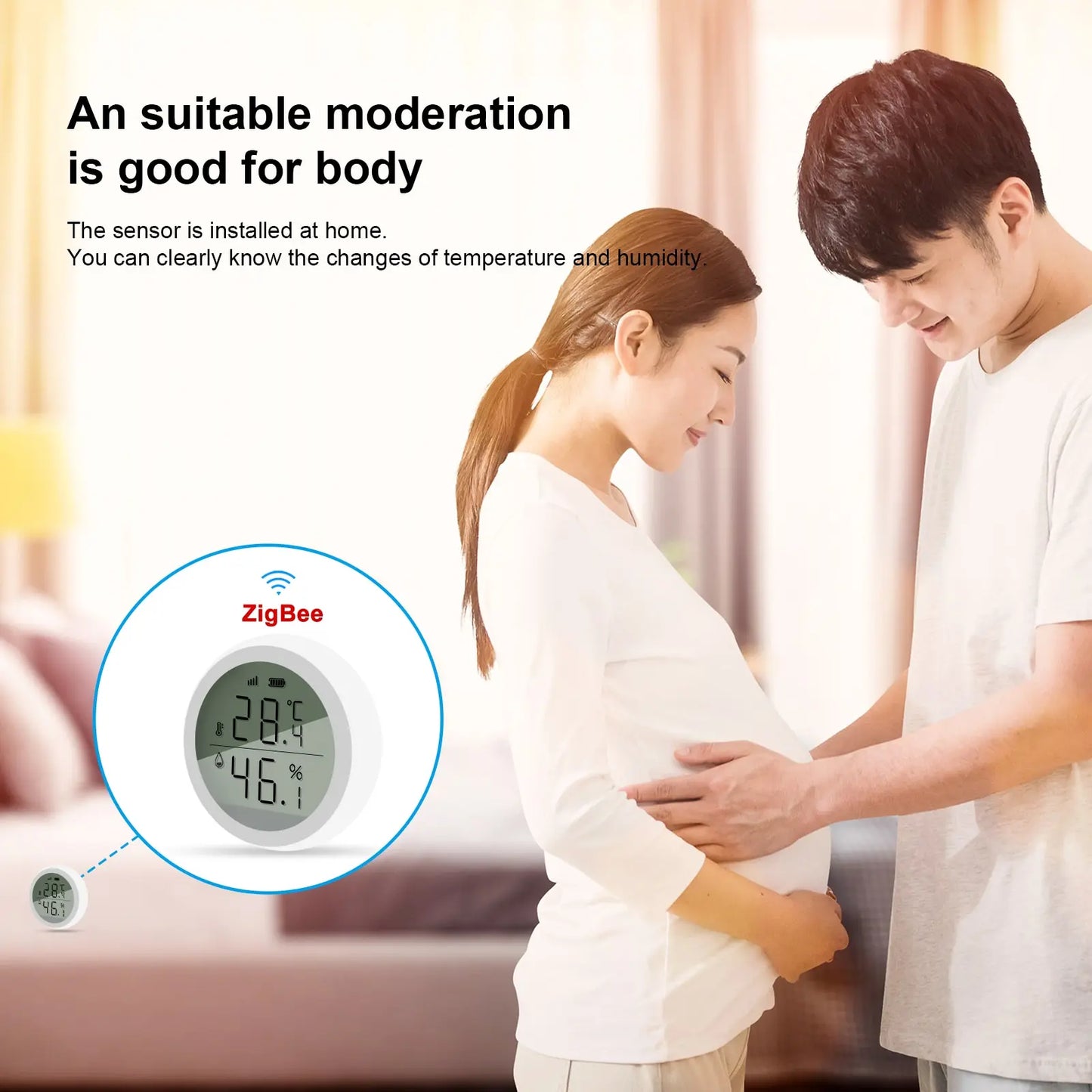 Tuya Smart ZigBee Thermometer Home