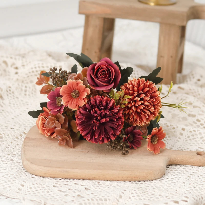 Rose Artificial Dandelion Flowers