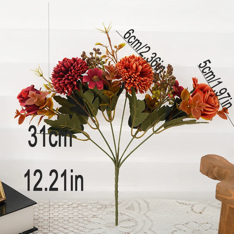 Rose Artificial Dandelion Flowers