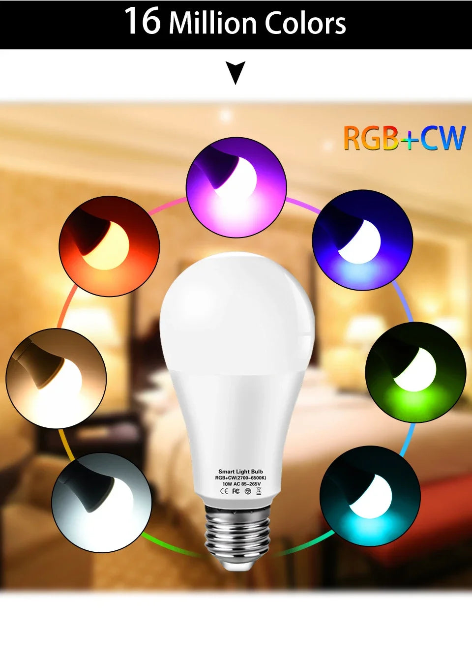 Tuya Smart WiFi LED Light Bulbs