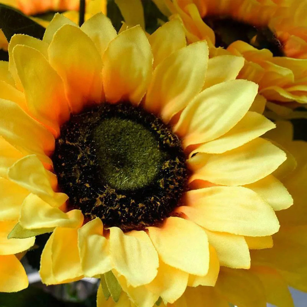 7 Heads Artificial Sunflower Flowers Bouquet