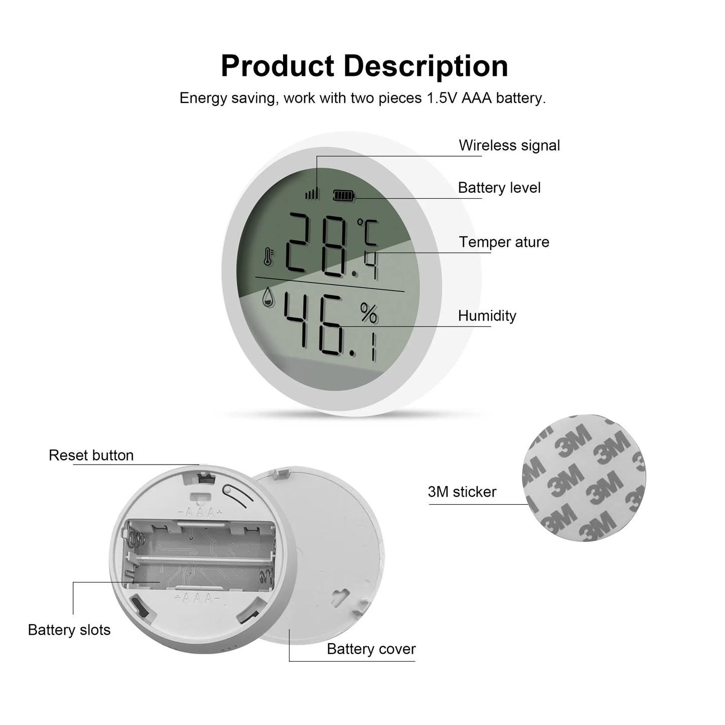 Tuya Smart ZigBee Thermometer Home