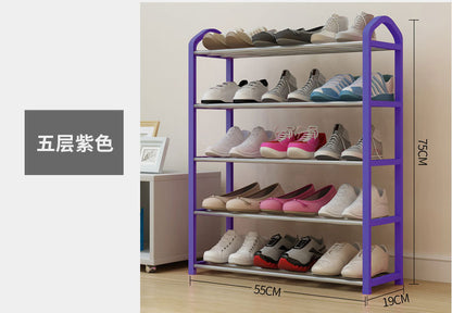 Simple shoe rack home