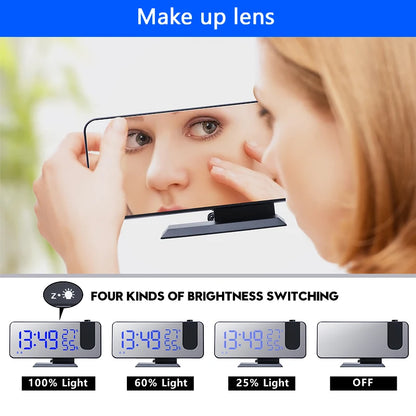 LED Digital Alarm Clock Table