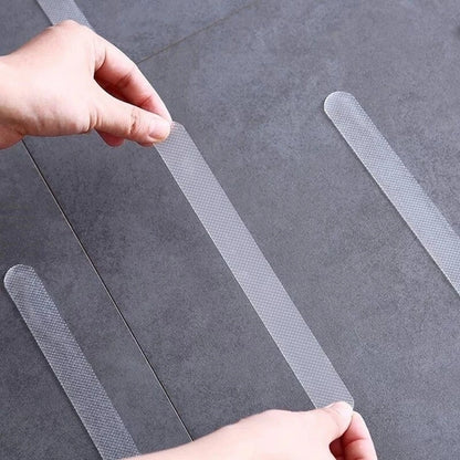 12PCS Bathroom Slip Transparent Pad