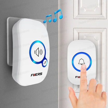 Fuers M557 Doorbell Waterproof Wireless Chime Home Doorbell