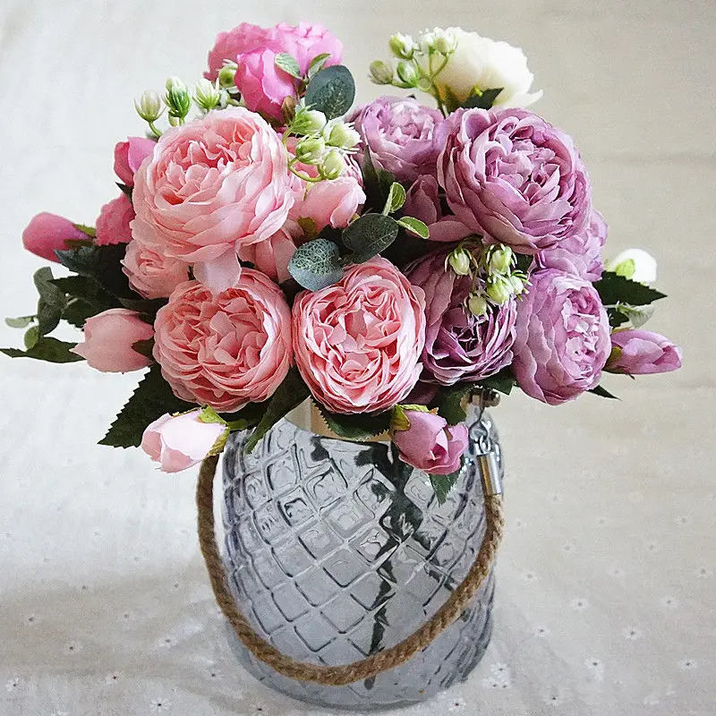 Silk Rose Peony Artificial Flowers