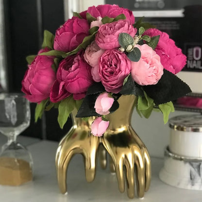 Silk Rose Peony Artificial Flowers