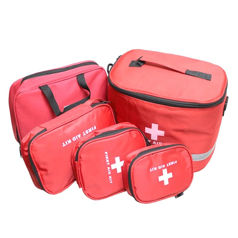 Handy Household First Aid Kit with Labelled Compartments Outdoor Travel Portable Survival Kit Sportsman Series Life Medicine Bag