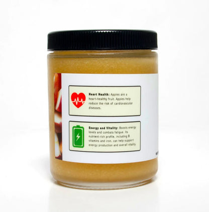 8oz container of Apple infused with Seamoss