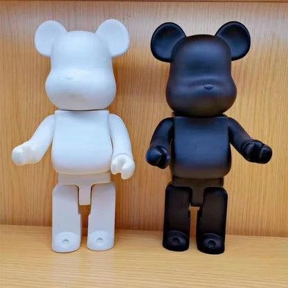28cm Bear Statue Paint Block Bear Decor Desktop Ornaments