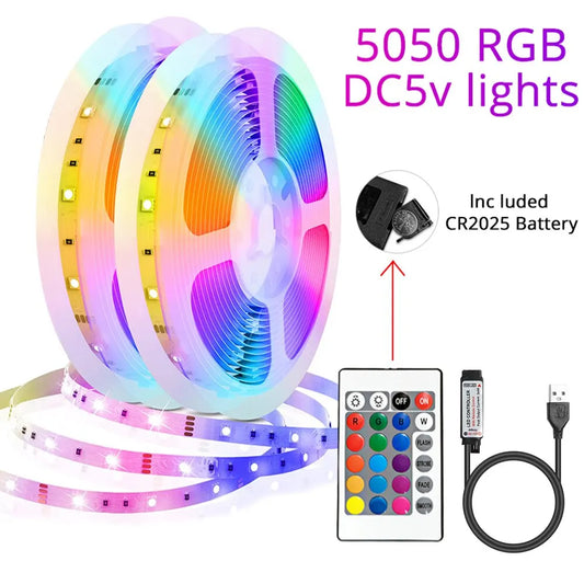 Halloween LED Strip Lights Infrared Control Color Change