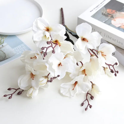 High Quality 5 Forks 20 Head Artificial Magnolia Flower