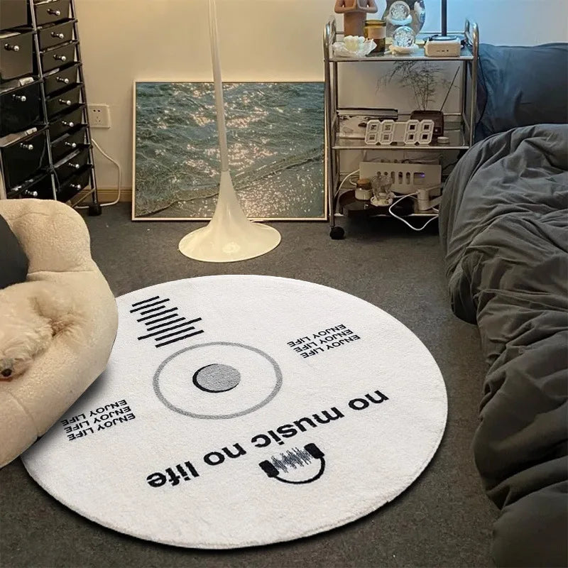 Record Music CD Rugs