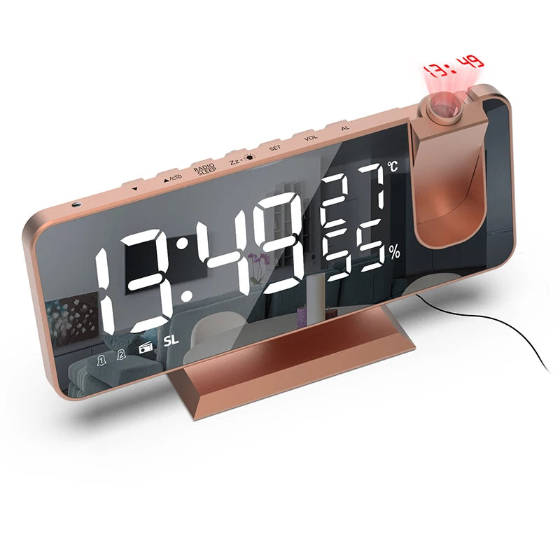 LED Digital Alarm Clock Table