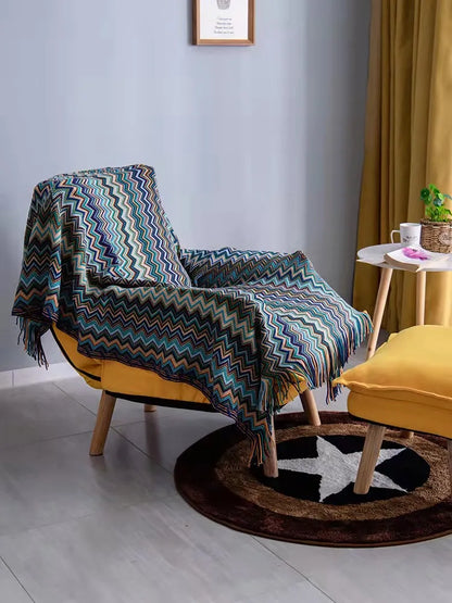 Boho Plaid Blanket