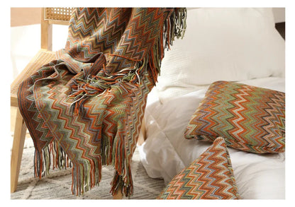 Boho Plaid Blanket