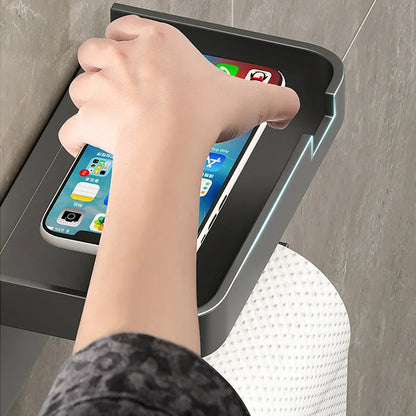 Plastic Toilet Paper Holder Storage Rack