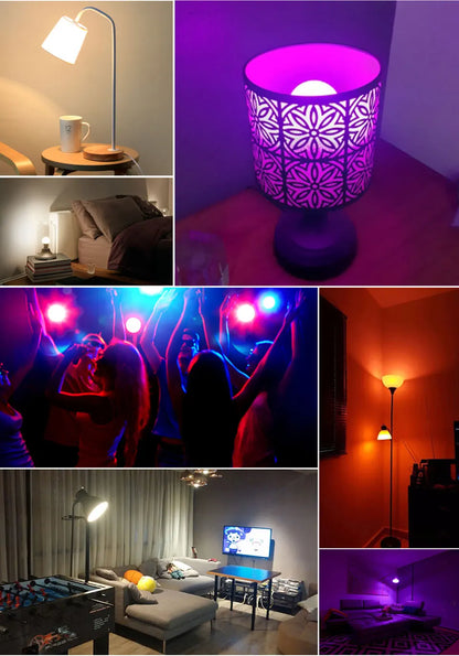Dimmable Light LED lamp Smart Life APP, Voice with Alexa Google Home