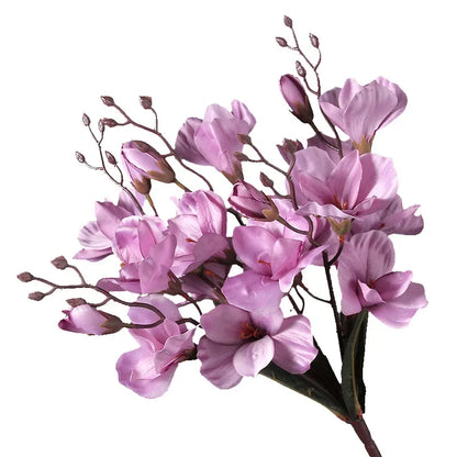 High Quality 5 Forks 20 Head Artificial Magnolia Flower