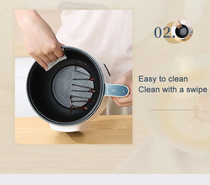 1.7L Electric Rice Cooker Single Double Layer 220V Multi Cooker Non-Stick