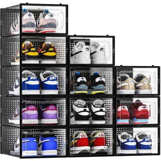 12 Pack Shoe Storage Bins