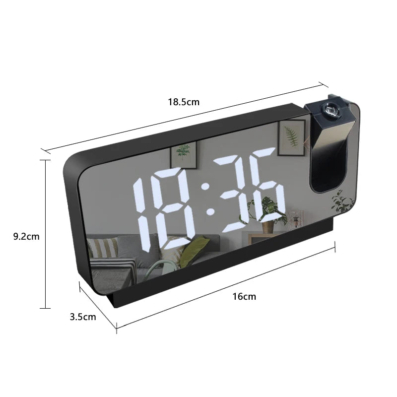 LED Digital Alarm Clock Table