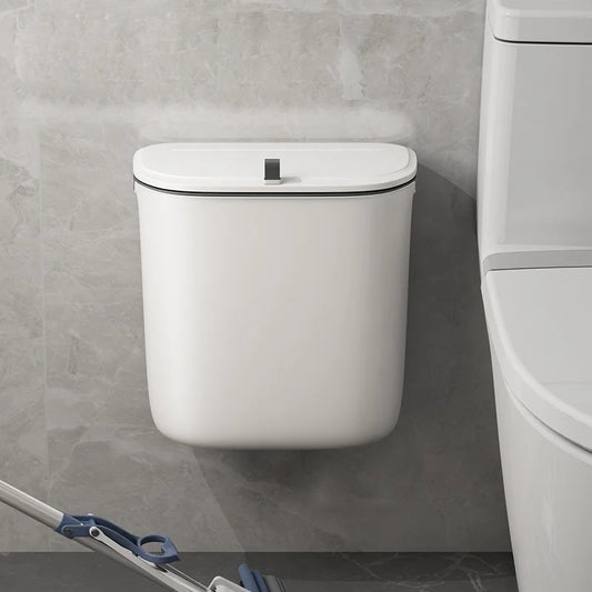 Can Wall Mounted Hanging Trash With Lid