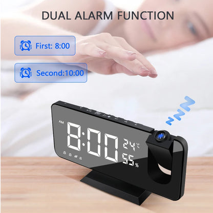 LED Digital Alarm Clock Table