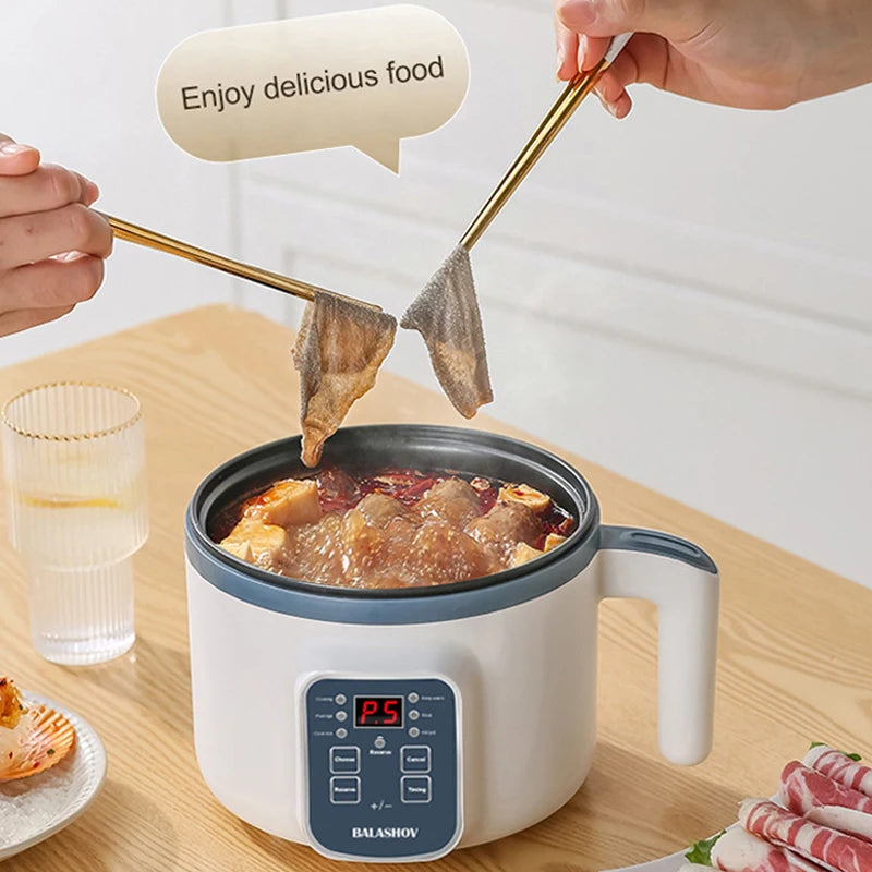 1.7L Electric Rice Cooker Single Double Layer 220V Multi Cooker Non-Stick