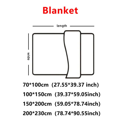 New Artificial Rabbit Plush Autumn Warm Blankets