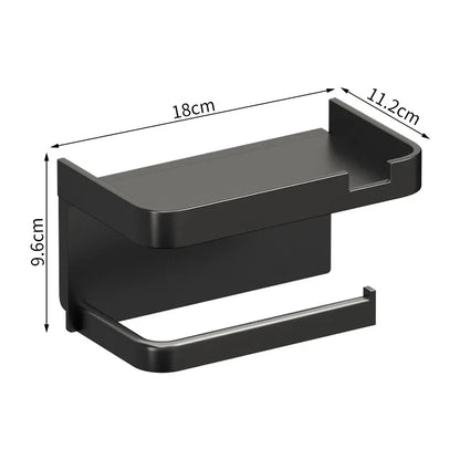 Plastic Toilet Paper Holder Storage Rack