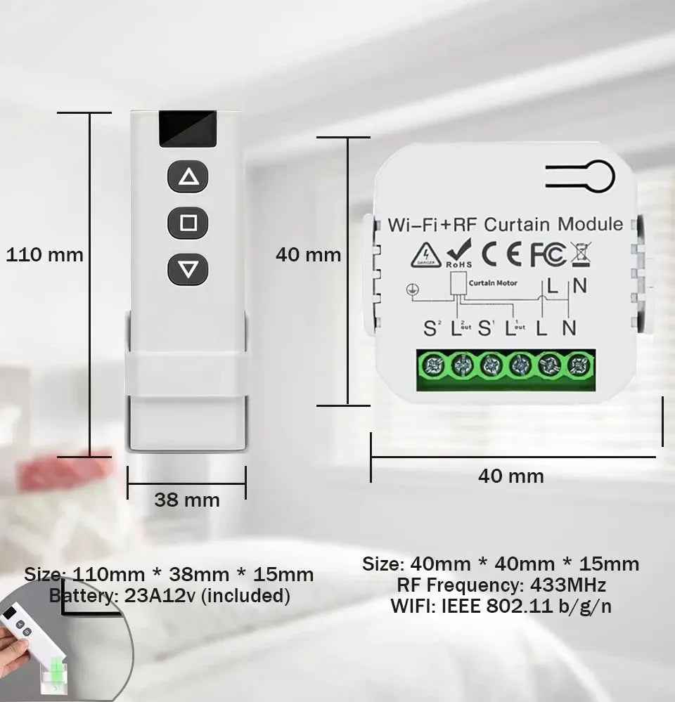 Tuya Smart WiFi Curtain Switch