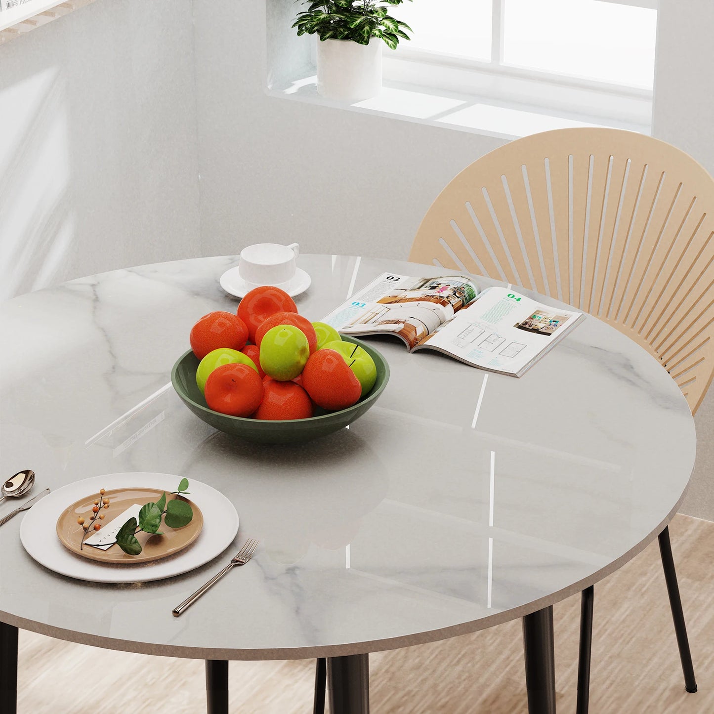 32" Sintered Stone Dining Table