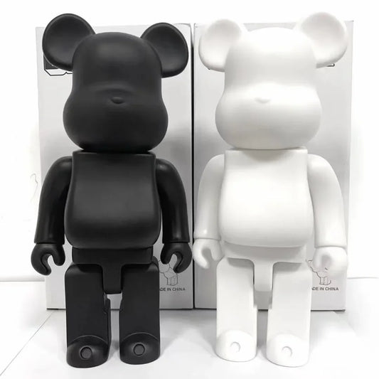 28cm Bear Statue Paint Block Bear Decor Desktop Ornaments