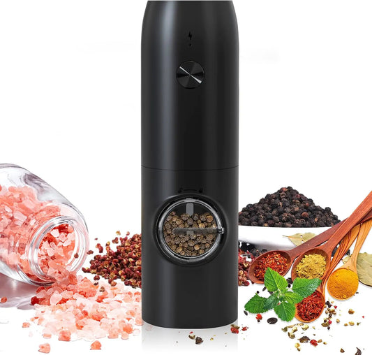 Rechargeable Electric Grinder Smart Automatic Rose Salt Grinder Electric Black Pepper Grinder