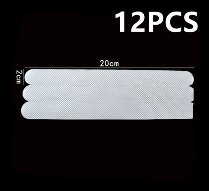 12PCS Bathroom Slip Transparent Pad