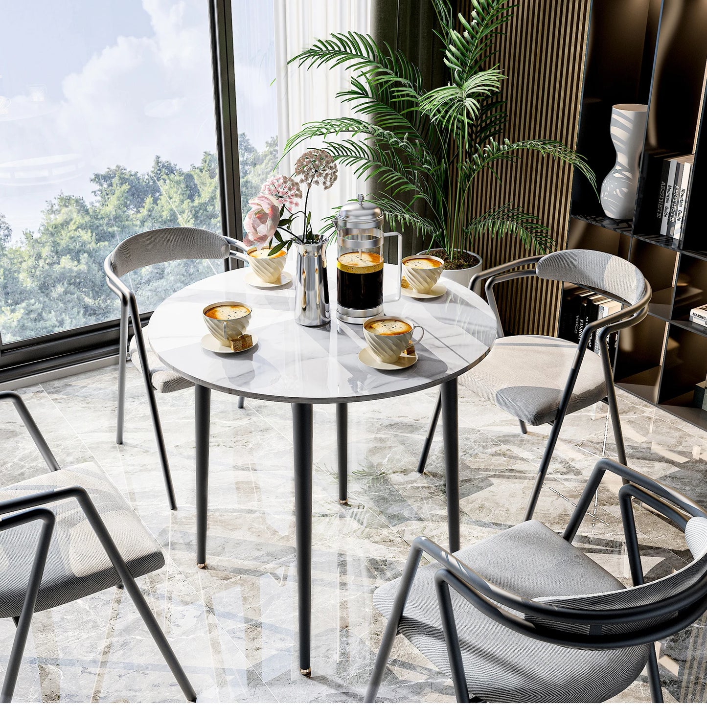 32" Sintered Stone Dining Table