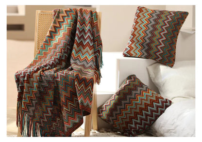 Boho Plaid Blanket