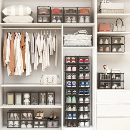 12 Pack Shoe Storage Bins