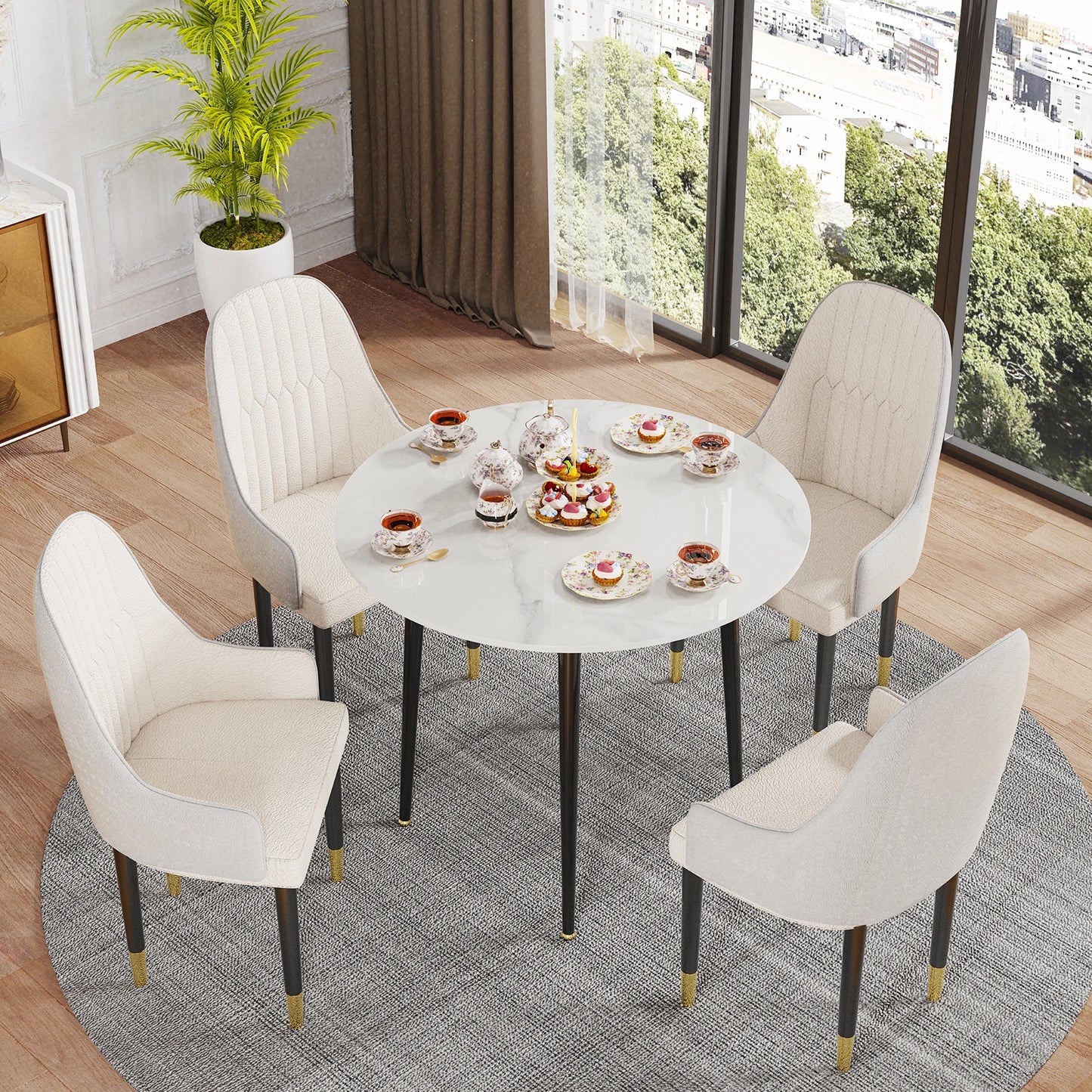 32" Sintered Stone Dining Table