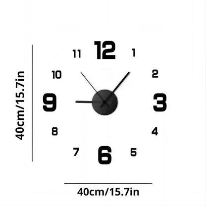 Digital Clock Wall Clock Large