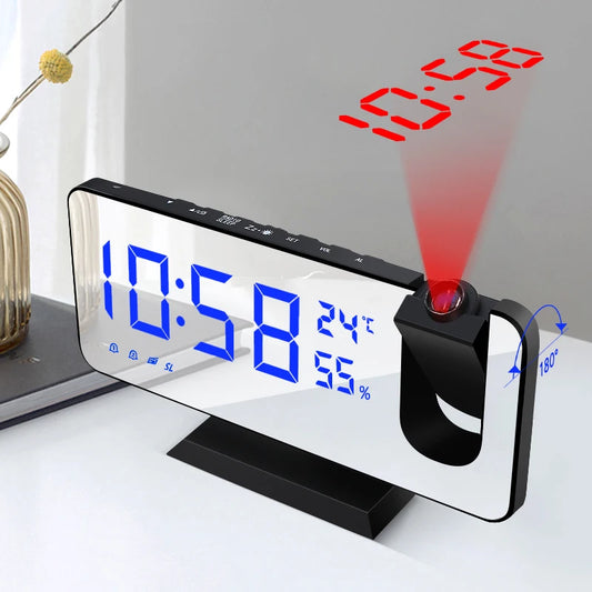 LED Digital Alarm Clock Table