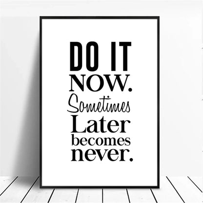 Canvas Painting Positive Energy Phrases Motivational Words